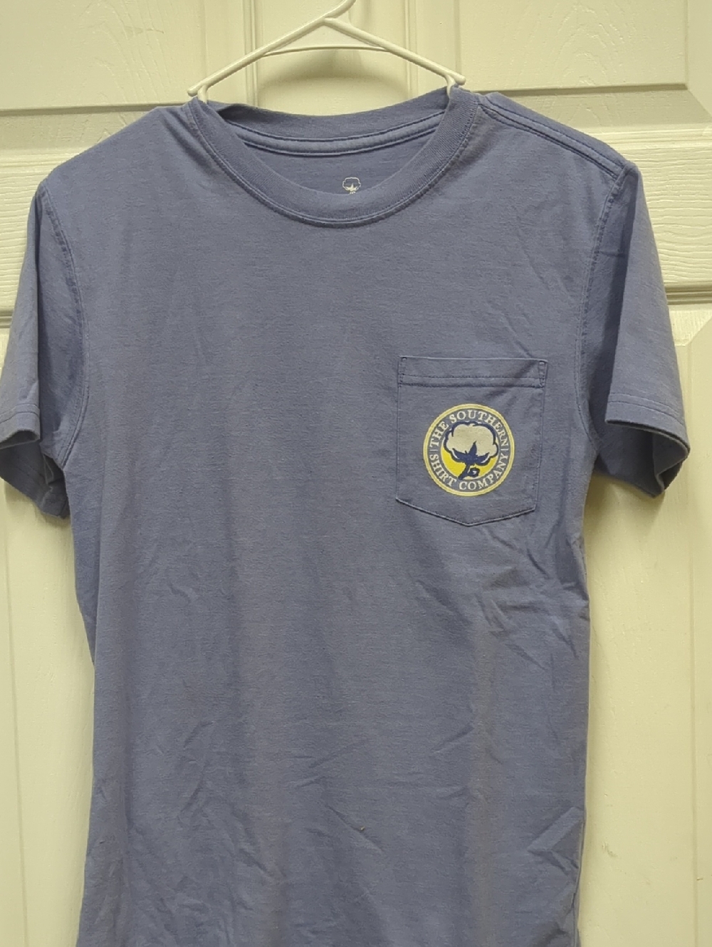 The Southern Shirt Company Lavender Short Sleeve Pocket Tee Size XS